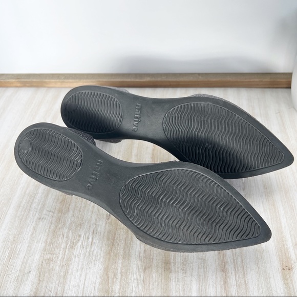 ✖️SOLD✖️•NATIVE• Audrey Bling D’Orsay Flats - Picture 9 of 13